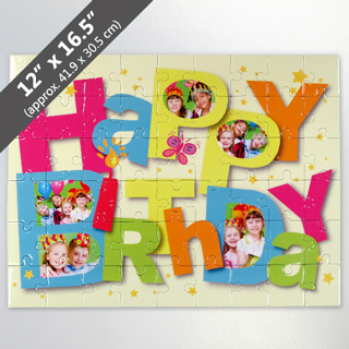 Personalized Happy Birthday Jigsaw Puzzle