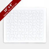 10X8 Blank Tray Puzzle (100 Pieces)