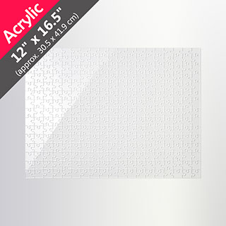 Blank 12X16.5 Acrylic Puzzle (285 Pieces)
