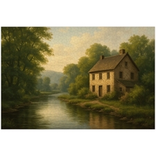 House By The River No.3 Jigsaw Puzzle