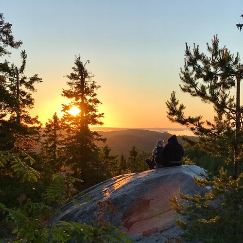 Lovers at Sunset Puzzle