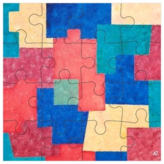 6 Inch Square Invitation Puzzle