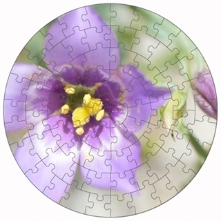 Personalized Magnetic 7.25 inch Round Puzzle