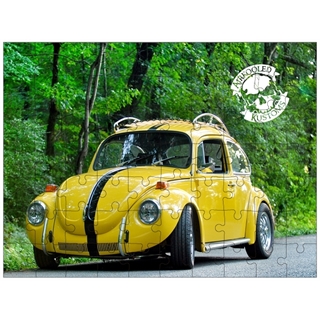Volkswagen Beetle VW Gone Places 19" x 26" 1000 Piece Puzzle 300096 