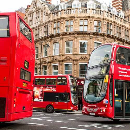 Red London Buses Photo Puzzle