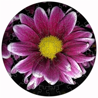 Personalized Magnetic 7.25 inch Round Puzzle